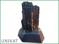 Turmalin - Schörl Kristall mit Holzsockel - Schaustück der Extraklasse